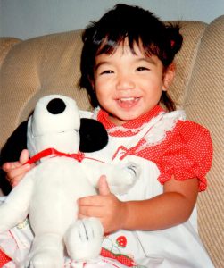 Dr. Stacie Sueda as a baby